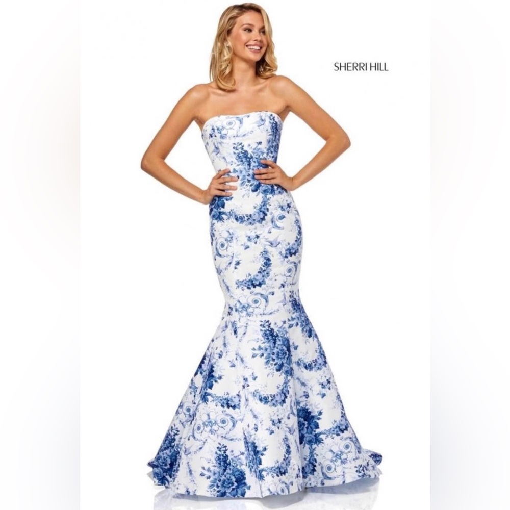 Sherri Hill Floral Prom Dress